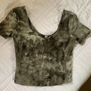 Lululemon align t-shirt green space dye